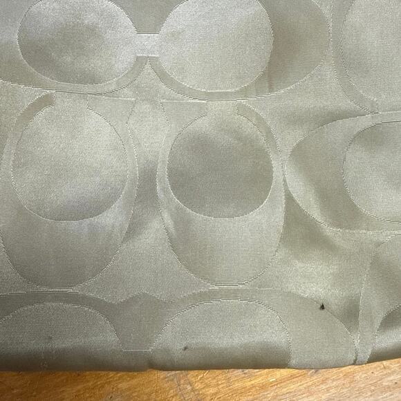 Coach Signature Nylon Colorblock File Bag Citrine Khaki Crossbody Shoulder - Picture 7 of 8